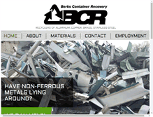 Tablet Screenshot of berkscontainerrecovery.com